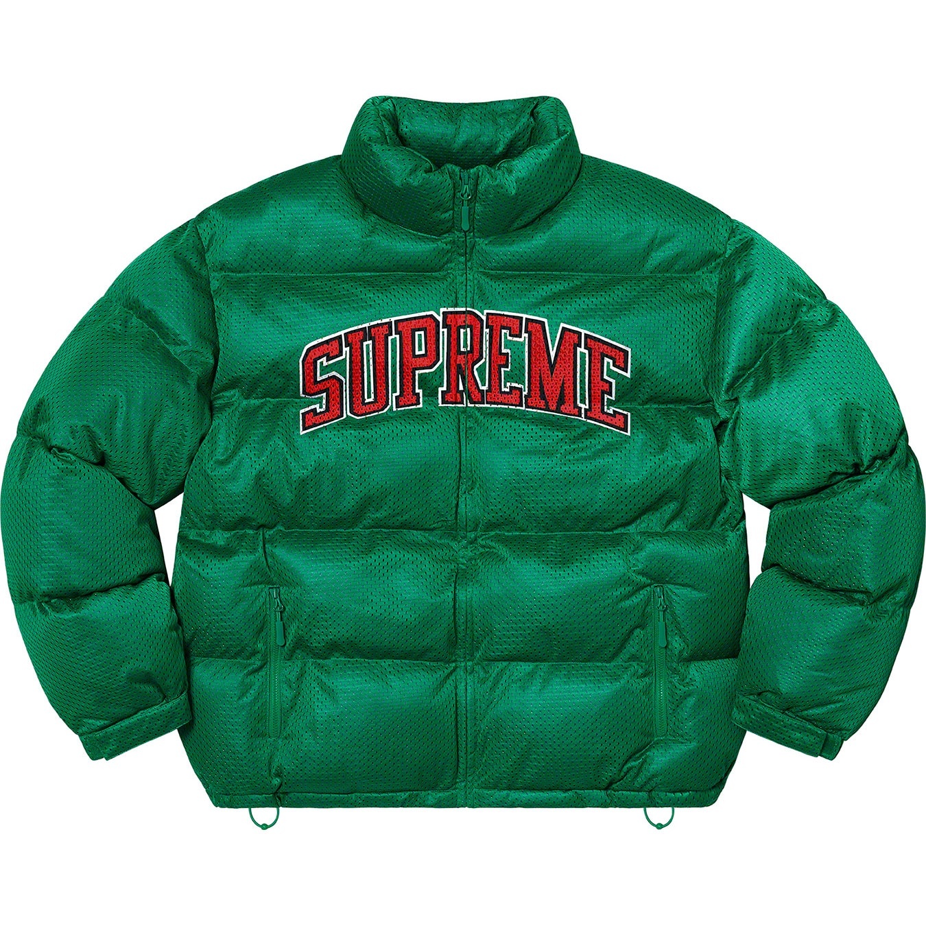 Mesh Jersey Puffer Jacket view 5